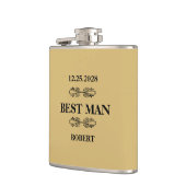 Best Man Wedding Heupfles (Links)