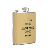 Best Man Wedding Heupfles (Rechts)