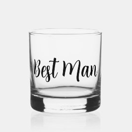 Best Man Wedding Whisky Glas
