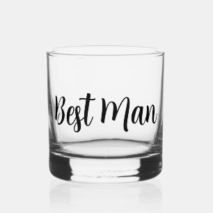 Best Man Wedding Whisky Glas