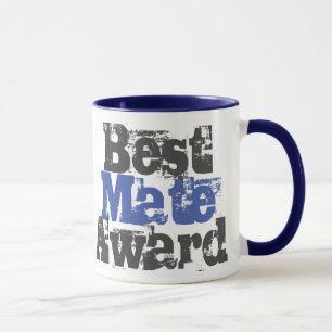 Best Mate Award in Blue and Grey Mok
