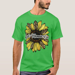 Best Memaw Ever Sunflower Memaw Moederdag T-shirt
