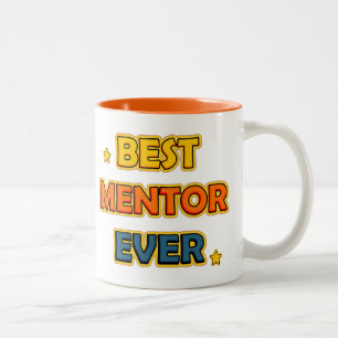 Best Mentor ever Tweekleurige Koffiemok