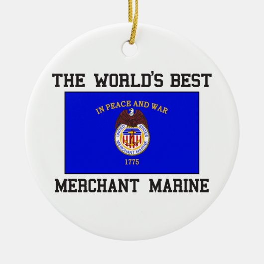 Best Merchant Marine Keramisch Ornament (Voorkant)