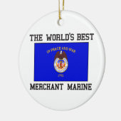 Best Merchant Marine Keramisch Ornament (Links)