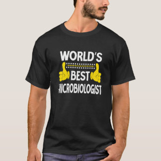 Best Microbiologist Job Title Microbiologi T-shirt
