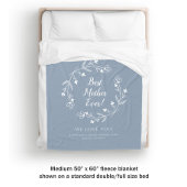 Best Moeder Ever Familie Keepomwille Kinder Dusty  Fleece Deken