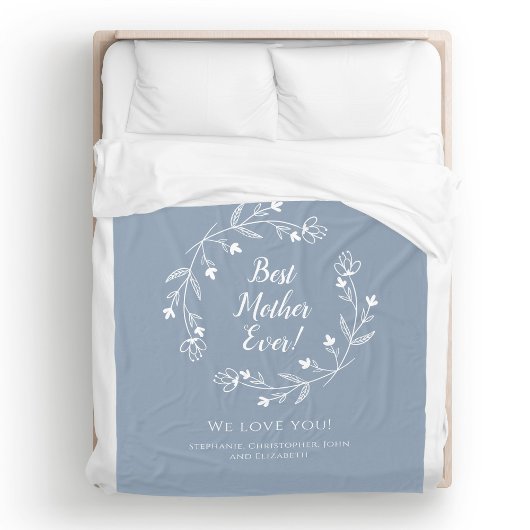 Best Moeder Ever Familie Keepomwille Kinder Dusty  Fleece Deken