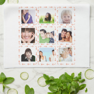 Best Moeder Foto Familie Collage Keepomwille Theedoek