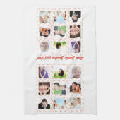 Best Moeder Foto Familie Collage Keepomwille Theedoek (Verticaal)