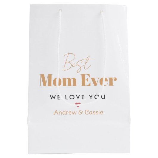 Best moge ever medium cadeauzakje (Achterkant)