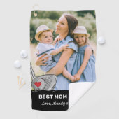 Best Mom By Par Foto Golfhanddoek (Insitu)