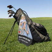 Best Mom By Par Foto Golfhanddoek (Groen)