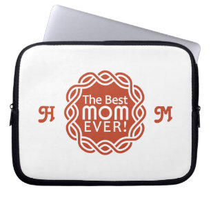 BEST MOM custom monogram laptop mouwen Sleeve