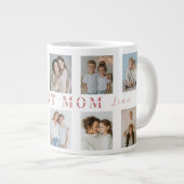 Best Mom Custom Photos Coffee Mug Extra Grote Beker (Voorkant rechts)