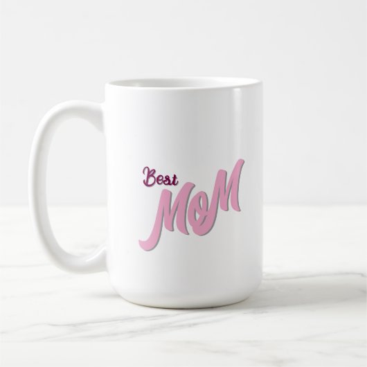 Best Mom Design Mug (Gauche)