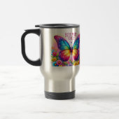 Best Mom Ever Butterfly Floral Mug (Gauche)