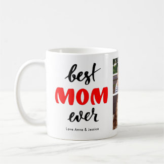 Best Mom Ever Custom Photo Collage Mother's Day Koffiemok