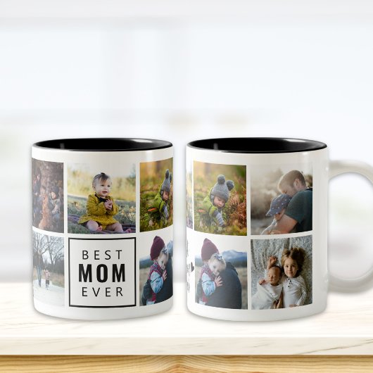 Best MOM Ever Custom Photo Mok