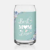 'Best Mom Ever' élégant floral (Recto)