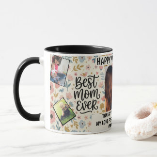 Best Mom Ever, Mother’s Day 5-Photo Mug Gift  Mok