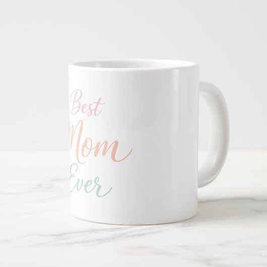 Best Mom Ever Personalized Coffee Mug (Devant droit)