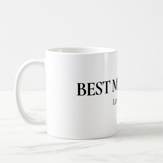 Best Mom Ever Personalized Mug (Gauche)