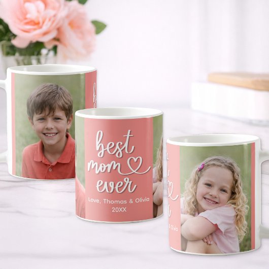 Best Mom Ever Personalized Photo Mug Gift