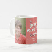 Best Mom Ever Personalized Photo Mug Gift (Devant gauche)