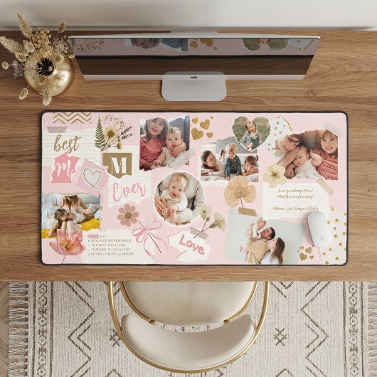 Best Mom Ever Personalized Scrapbook Photo Collage