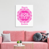 BEST MOM impression de toile monographique personn (Insitu(Salon))