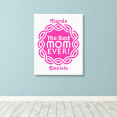 BEST MOM impression de toile monographique personn (Insitu (Plancher de Bois))