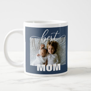 Best MOM Kinder Photo Moederdag Extra Grote Beker