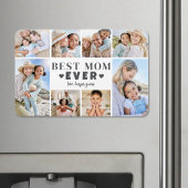 Best Mom Photo Collage Magneet