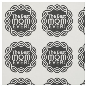 BEST MOM tissu de couleur personnalisé