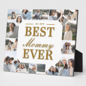 Best Mommy Ever Father's Day Photo Frame Collage Fotoplaat (Zijkant)