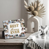 Best Mommy Ever Father's Day Photo Frame Collage Fotoplaat