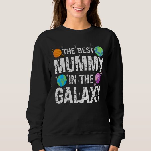 Best Mummy in the Galaxy Mother's Day Present for Trui (Voorkant)