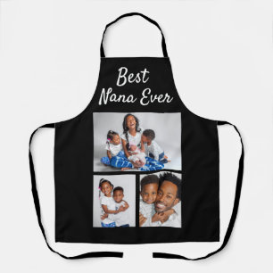 Best Nana Ever Custom Photo Collage Sjabloon Schort