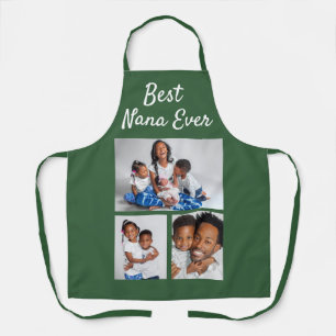 Best Nana Ever Custom Photo Collage Sjabloon Schort