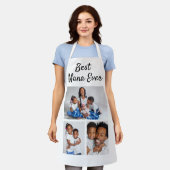 Best Nana Ever Custom Photo Collage Sjabloon Schort (Gedragen)