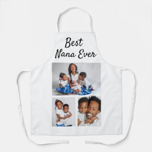 Best Nana Ever Custom Photo Collage Sjabloon Schort