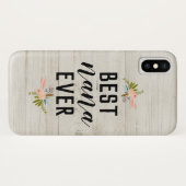 Best Nana Moederdag Floral Farmhouse | Case-Mate iPhone Case (Achterkant (horizontaal))