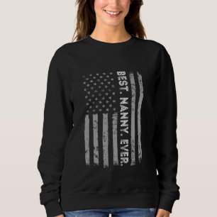Best Nanny American Flag Shirt for Best Mothe