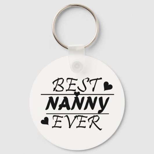 Best Nanny Ever Sleutelhanger (Voorkant)