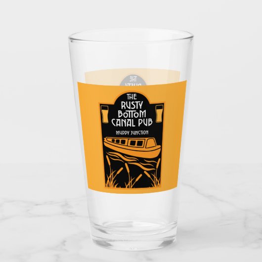 Best Narrowboot Pubs Glas (Voorkant)