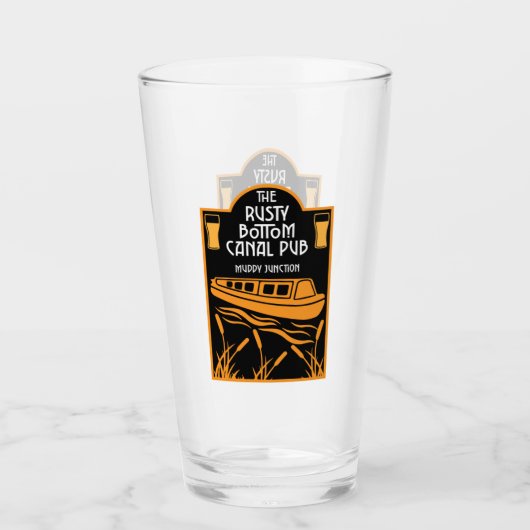 Best Narrowboot Pubs Glas (Voorkant)