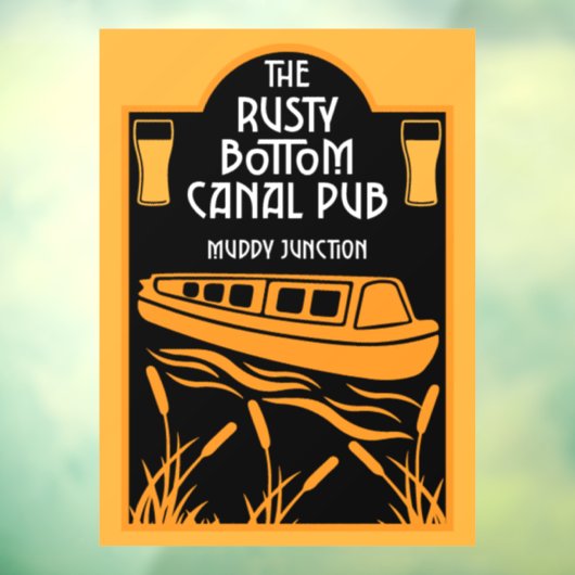 Best Narrowboot Pubs Raamsticker (Vel 3)