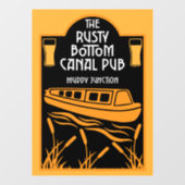 Best Narrowboot Pubs Raamsticker (Vel)