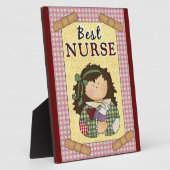 Best Neurse cartoon plaque Fotoplaat (Zijkant)